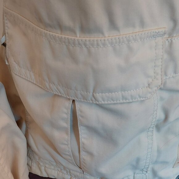 North Face Coat Women SZ M Cream Compass AW7H 2 Part Hooded - Picture 4 of 16